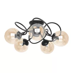   KAJA K-5127 FLORO Sárga Színű Mennyezeti Lámpa 5xE14 10W IP20