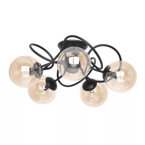 KAJA K-5127 FLORO Sárga Színű Mennyezeti Lámpa 5xE14 10W IP20