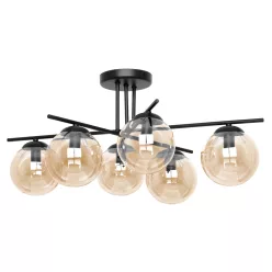   KAJA K-5162 DELTA Sárga Színű Mennyezeti Lámpa 6xE14 10W IP20