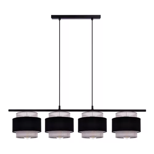 KAJA K-5173 ETELA Fekete Színű Függeszték 4xE27 15W IP20