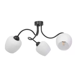   KAJA K-5185 BELLA Fekete Színű Mennyezeti Lámpa 3xE27 15W IP20