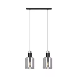 KAJA K-5251 BRUS Fekete Színű Függeszték 2xE27 15W IP20