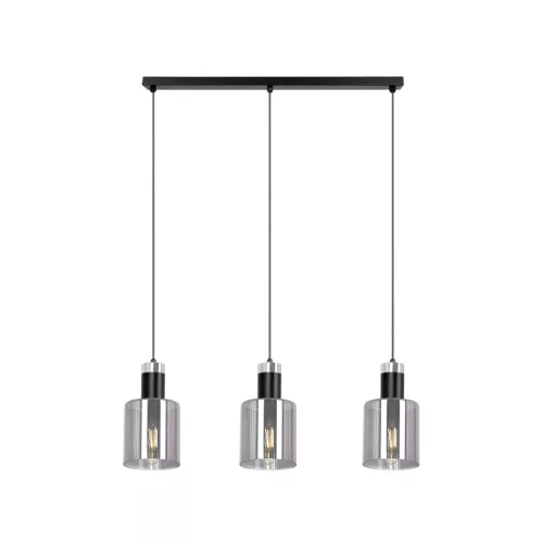 KAJA K-5253 BRUS Fekete Színű Függeszték 3xE27 15W IP20