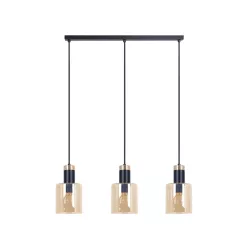 KAJA K-5258 ALTO Fekete Színű Függeszték 3xE27 15W IP20