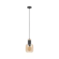KAJA K-5265 DOKA Fekete Színű Függeszték 1xE27 15W IP20