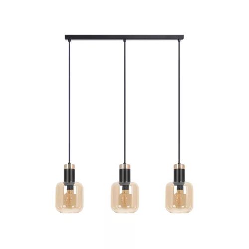 KAJA K-5268 DOKA Fekete Színű Függeszték 3xE27 15W IP20