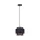 KAJA K-5280 AMOS Fekete Színű Függeszték 1xE27 15W IP20