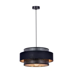 KAJA K-5281 AMOS Fekete Színű Függeszték 1xE27 15W IP20