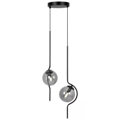 KAJA K-5332 NEVA Szürke Színű Függeszték 2xE14 10W IP20