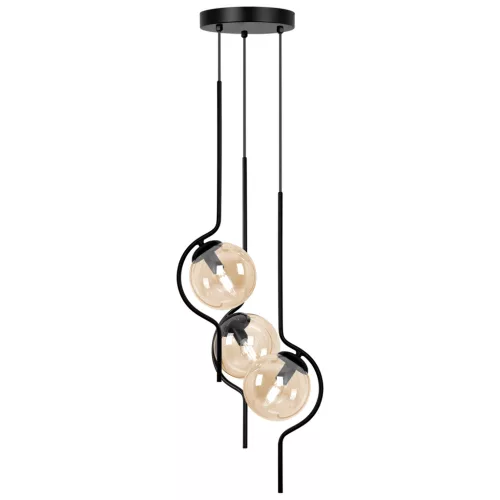 KAJA K-5338 VELA Sárga Színű Függeszték 3xE14 10W IP20