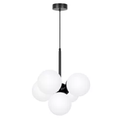KAJA K-5362 INEZ Fekete Színű Függeszték 5xE14 10W IP20