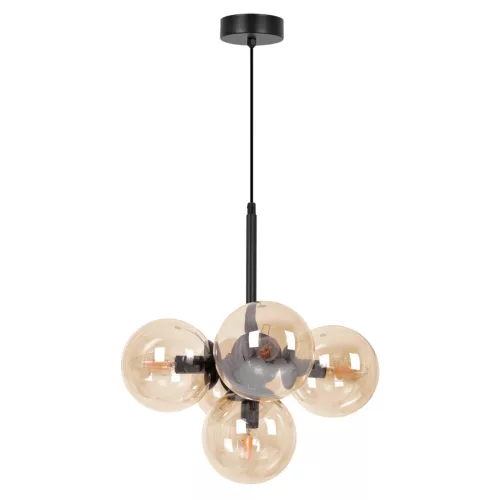 KAJA K-5368 PIRO Fekete Színű Függeszték 5xE14 10W IP20