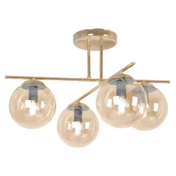   KAJA K-5413 GRAND Arany Színű Mennyezeti Lámpa 4xE14 10W IP20