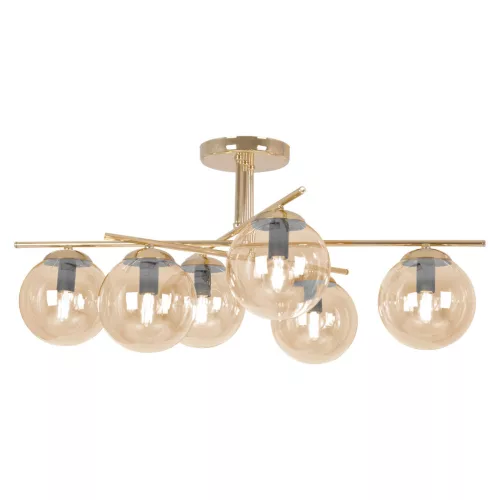 KAJA K-5414 GRAND Arany Színű Mennyezeti Lámpa 6xE14 10W IP20