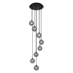 KAJA K-5557 DORI Fekete Színű Függeszték 8xG9 10W IP20
