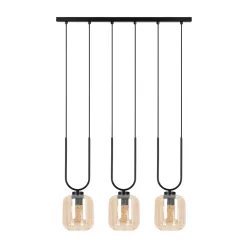 KAJA K-5581 CONI Fekete Színű Függeszték 3xE27 15W IP20