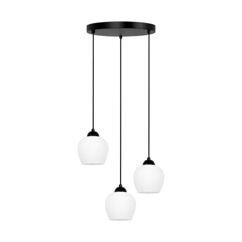 KAJA K-5601 ABRO Fekete Színű Függeszték 3xE27 15W IP20