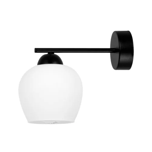 KAJA K-5603 ABRO Fekete Színű Fali Lámpa 1xE27 15W IP20