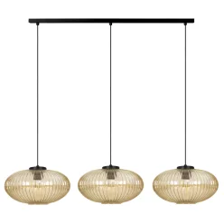 KAJA K-5675 DROP Sárga Színű Függeszték 3xE27 15W IP20