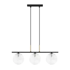   KAJA K-5682 AURA Áttetsző Színű Függeszték 3xG9 10W IP20