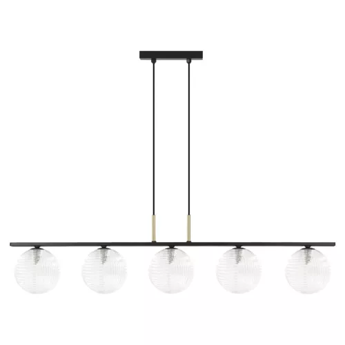 KAJA K-5683 AURA Áttetsző Színű Függeszték 5xG9 10W IP20