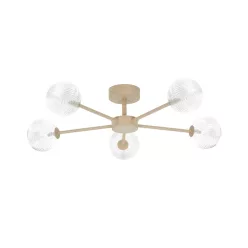   KAJA K-5711 CASOLI Áttetsző Színű Mennyezeti Lámpa 5xG9 10W IP20