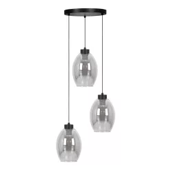  KAJA K-5722 BALBO Szürke Színű Függeszték 3xE27 15W IP20
