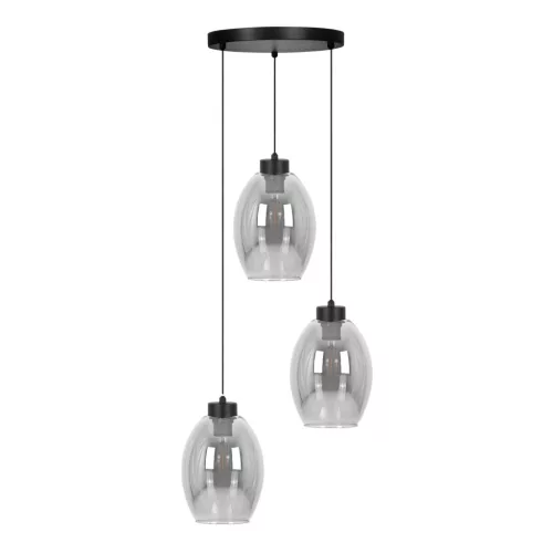 KAJA K-5722 BALBO Szürke Színű Függeszték 3xE27 15W IP20