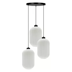 KAJA K-5736 VILAR Fehér Színű Függeszték 3xE27 15W IP20