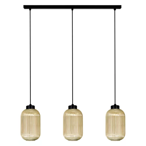 KAJA K-5744 FADIGA Sárga Színű Függeszték 3xE27 15W IP20
