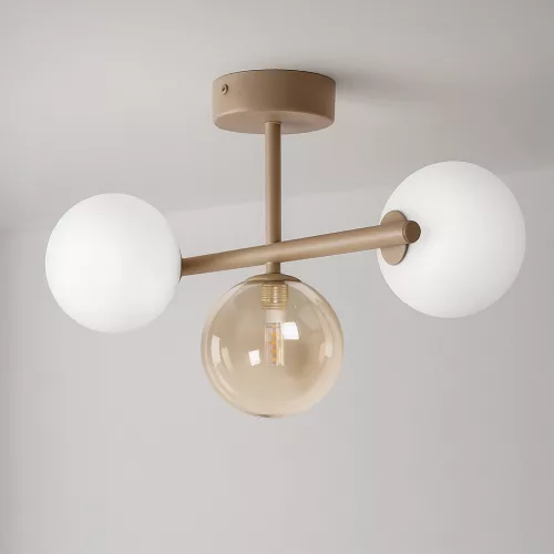 KAJA K-5845 LEMO Bézs Színű Mennyezeti Lámpa 3xG9 10W IP20