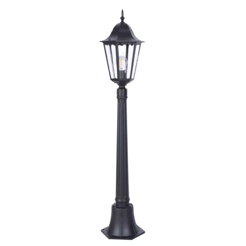 KAJA K-6006A CZARNY LOZANA Fekete Színű Kültéri Állólámpa 1xE27 15W IP44