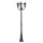 KAJA K-7009A2/3 CZARNY STANDARD Fekete Színű Kültéri Állólámpa 3xE27 15W IP44