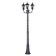 KAJA K-7009A2/3 CZARNY STANDARD Fekete Színű Kültéri Állólámpa 3xE27 15W IP44