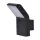 KAJA K-8146 VIDAR Fekete Színű Fali Lámpa 12W LED 550Lm 4000K IP54