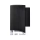 KAJA K-8203 PRIMA Fekete Színű Fali Lámpa 1xGU10 10W IP44