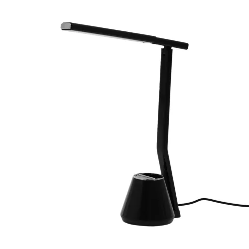 KAJA K-BL1066 CZARNY KIKI Ezüst Színű Asztali Lámpa 8W LED 700Lm 3000-6000K IP20