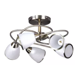   KAJA K-JSL-6059/5 AB PLATO Bronz Színű Mennyezeti Lámpa 5xE14 10W IP20
