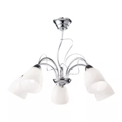   KAJA K-JSL-6218/5 CHR ARON Króm Színű Mennyezeti Lámpa 5xE27 15W IP20