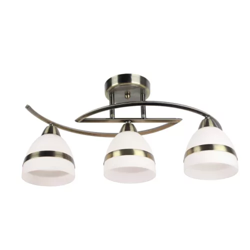 KAJA K-JSL-6572/3 AB COLAR Bronz Színű Mennyezeti Lámpa 3xE14 10W IP20