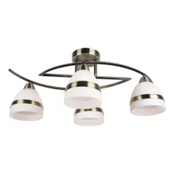   KAJA K-JSL-6572/4 AB COLAR Bronz Színű Mennyezeti Lámpa 4xE14 10W IP20