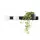 Kaspa BOTANICA DECO 20853202 Fali lámpa 2x9W/E14 IP20