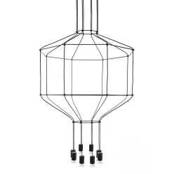   King Home FLUSSO 91908 Függőlámpa 8x3W/G9 3000K 1920LMLM IP20