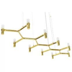   King Home ATOMIC LONG DW-d1005-10C.GOLD Függőlámpa 10x10W/G9 IP20