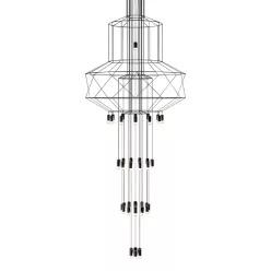   King Home FLUSSO JD0032-43P Függőlámpa 43x3W/G9 3000K 1320LM IP20