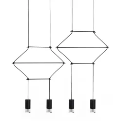   King Home FLUSSO LINE JD0032-4P Függőlámpa 4x3W/G9 3000K 960LMLM IP20