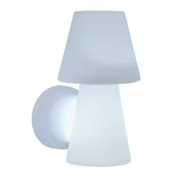   KING HOME LUMLL035OPNW LOLA Modern Kültéri Fali Lámpa Fehér E27 IP44
