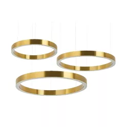   King Home RING MSE0000406080 Függőlámpa 3x1x25W|1x38W|1x50W/LED 3000K 2000LM-4000LM IP20
