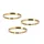 KING HOME MSE0000606060 RING Modern Led Függesztett Lámpa Arany LED IP20