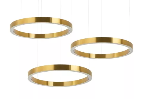 KING HOME MSE0000606060 RING Modern Led Függesztett Lámpa Arany LED IP20